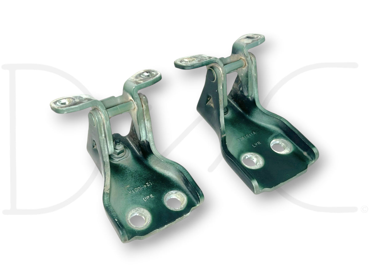 99-07 Ford F250 F350 LH Left Driver Front Door Hinge Set OE Upper Lower Hinges