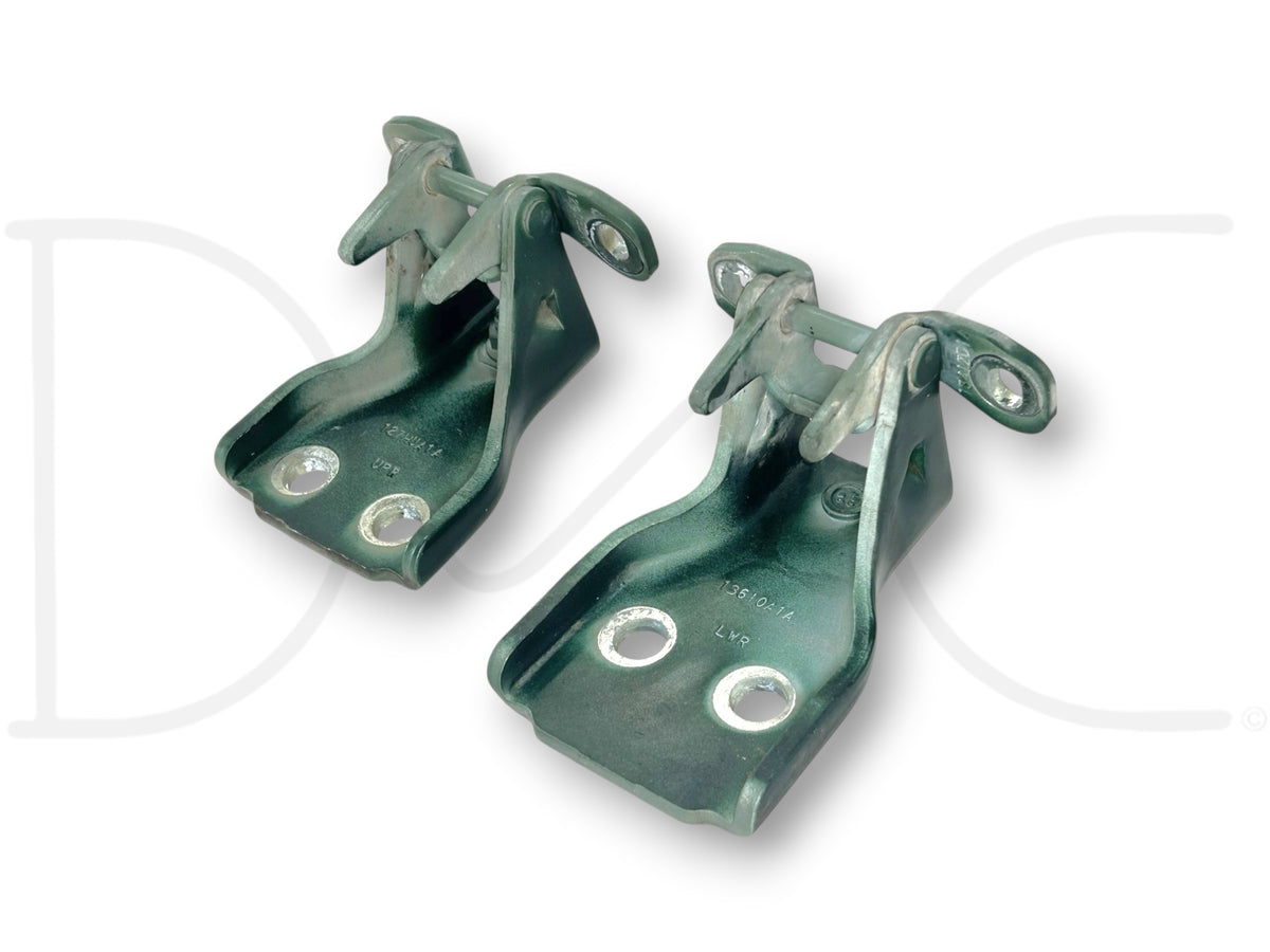 99-07 Ford F250 F350 RH Right Passenger Front Door Hinge Set Upper Lower Hinges