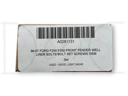 99-07 Ford F250 F350 Front Fender Well Liner Bolts Bolt Set Screws OEM