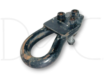 00-07 Ford F250 F350 Tow Hook Recovery Loop Black W/ Bolts 1C34-17A954-Aa