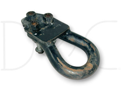 00-07 Ford F250 F350 Tow Hook Recovery Loop Black W/ Bolts 1C34-17A954-Aa