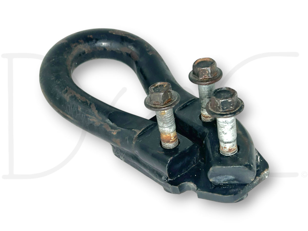 00-07 Ford F250 F350 Tow Hook Recovery Loop Black W/ Bolts 1C34-17A954-Aa