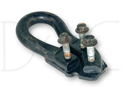 00-07 Ford F250 F350 Tow Hook Recovery Loop Black W/ Bolts 1C34-17A954-Aa