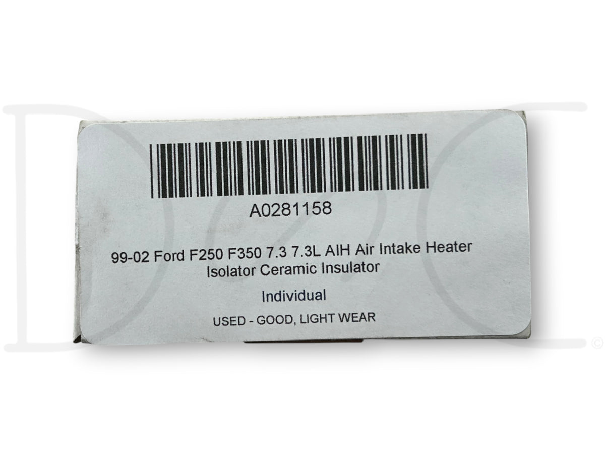 99-02 Ford F250 F350 7.3 7.3L AIH Air Intake Heater Isolator Ceramic Insulator
