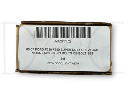 00-07 Ford F250 F350 Super Duty Crew Cab Mount Mounting Bolts OE Bolt Set