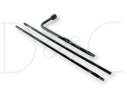99-02 Ford F250 F350 Spare Tire Lug Wrench Winch Carrier Rods Jack Tools OEM
