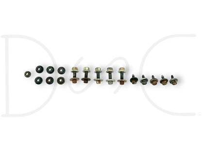 99-10 Ford F350 F450 Dually Fender Flare To Bed Mounting Hardware Bolts Nuts