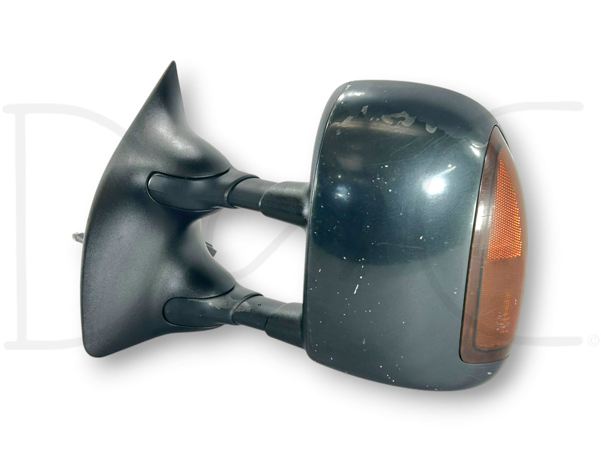 02-07 Ford F250 F350 LH Left Driver Mirror Power Heat Signal OEM Fw Green