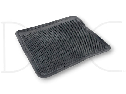 99-07 Ford F250 F350 Super Duty Rear Floor Mat Floormat Gray Carpet OEM