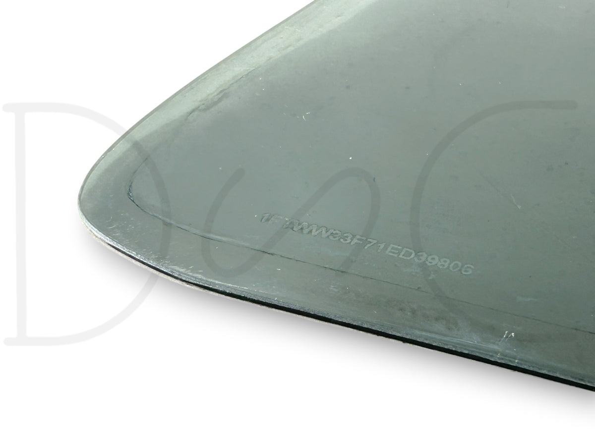 99-07 Ford F250 F350 LH Left Driver Sliding Rear Window Glass Side Pane OEM