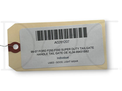 99-07 Ford F250 F350 Super Duty Tailgate Handle Tail Gate OE Xl34-99431B82