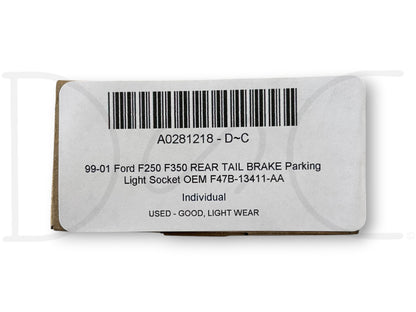 99-01 Ford F250 F350 Rear Tail Brake Parking Light Socket OEM F47B-13411-Aa