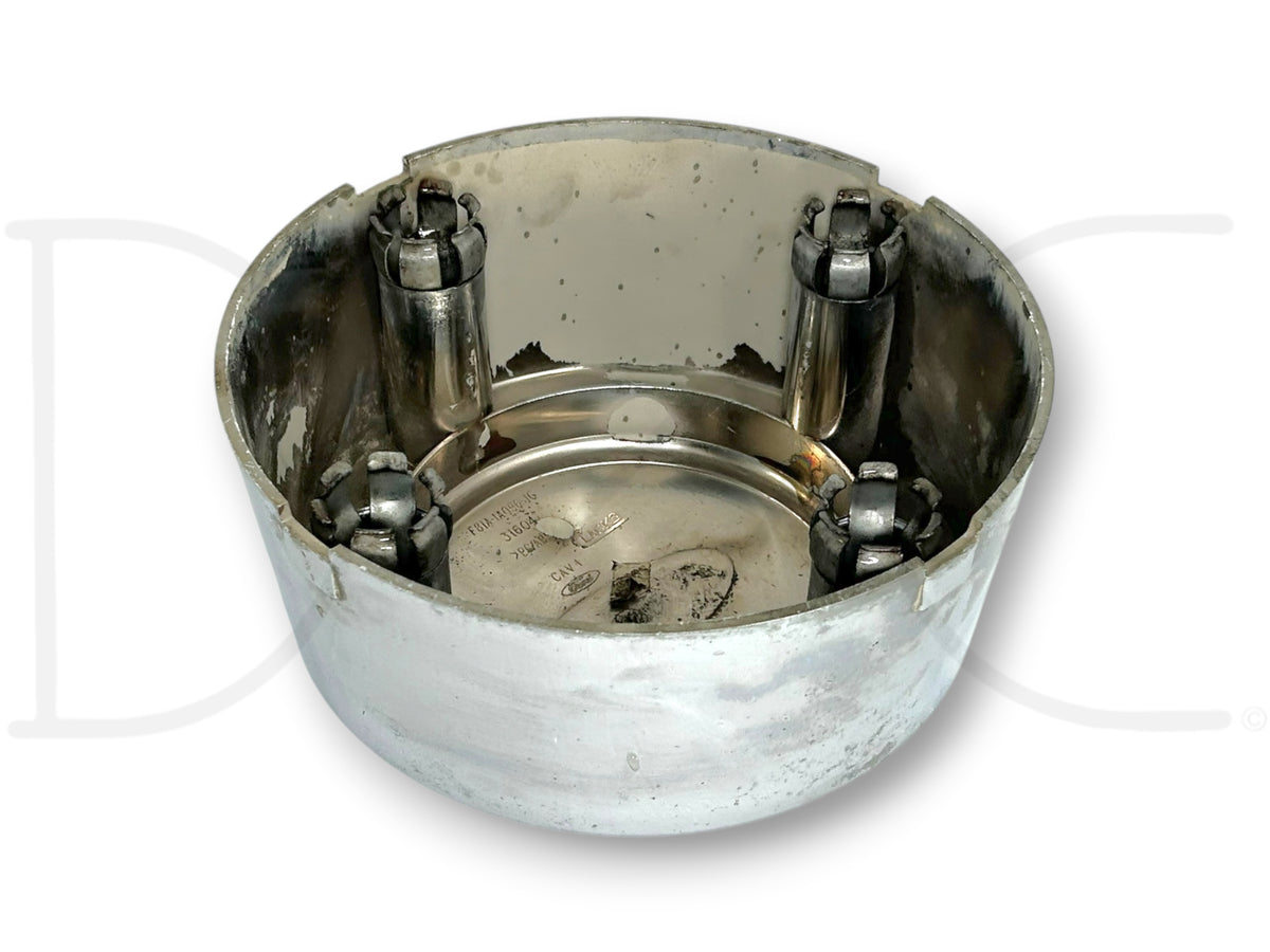 99-04 Ford F350 Super Duty Dually Rear Wheel Center Hub Cap Hubcap Chrome OEM