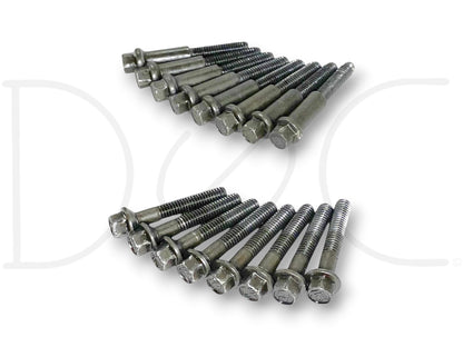 95-02 Ford F250 F350 7.3 7.3L Fuel Injector Retainer Bolts OE Bolt Set [16]