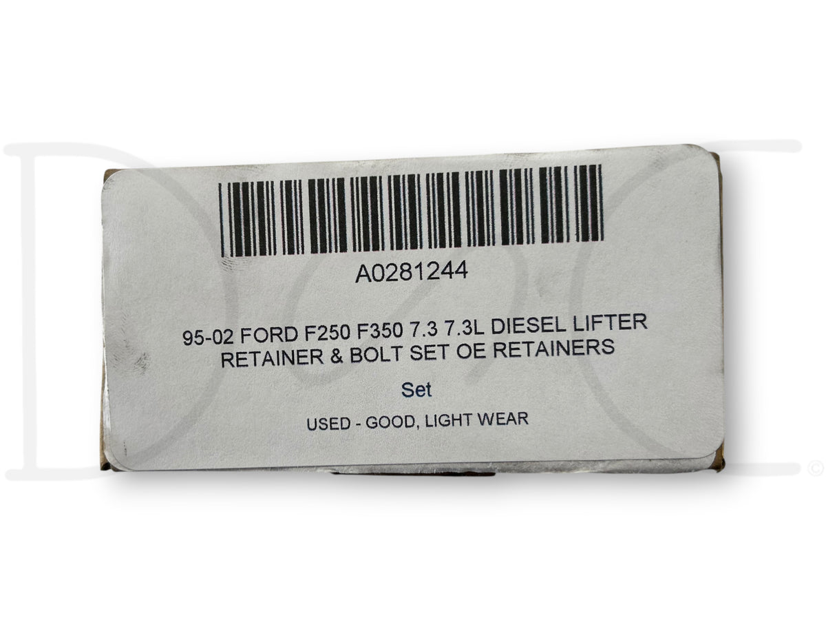 95-02 Ford F250 F350 7.3 7.3L Diesel Lifter Retainer & Bolt Set OE Retainers