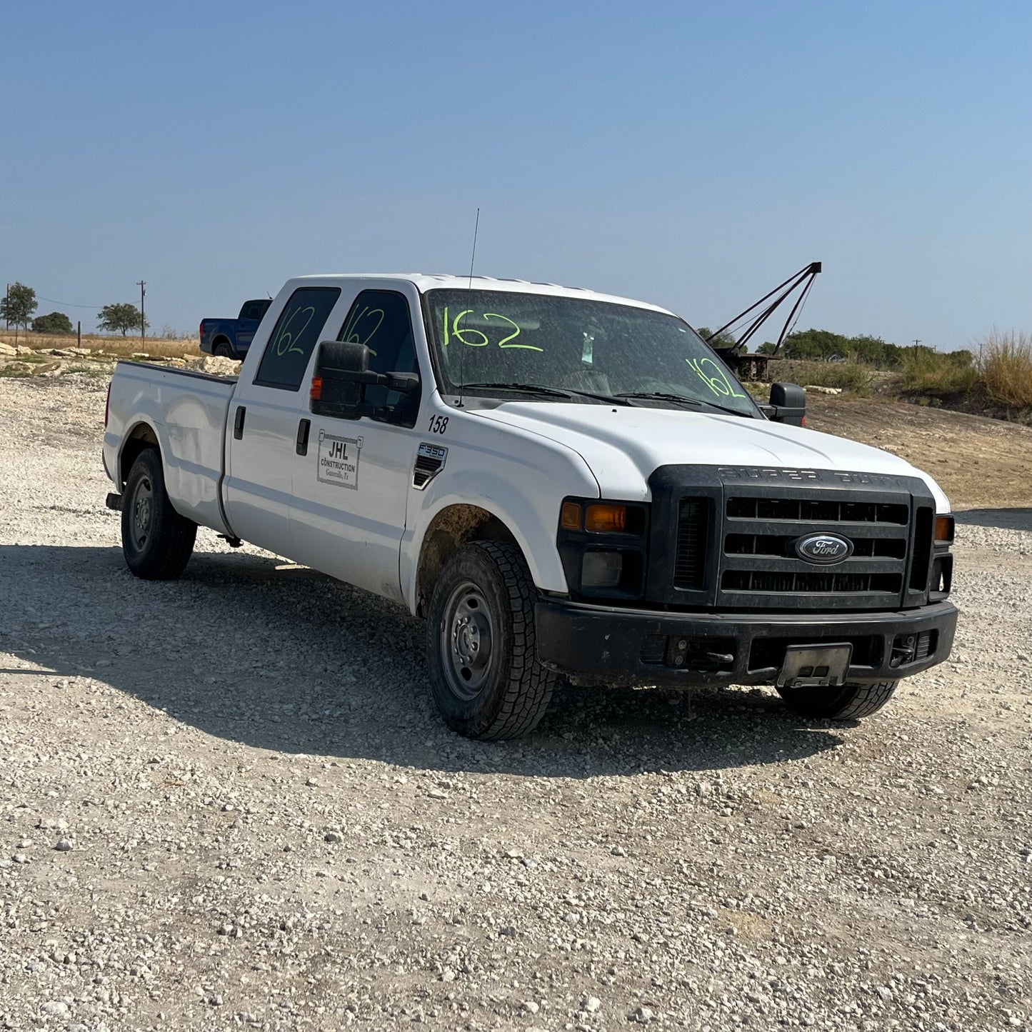 08-10 Ford F250 F350 Rear RH Right Passenger Crew Cab Door White