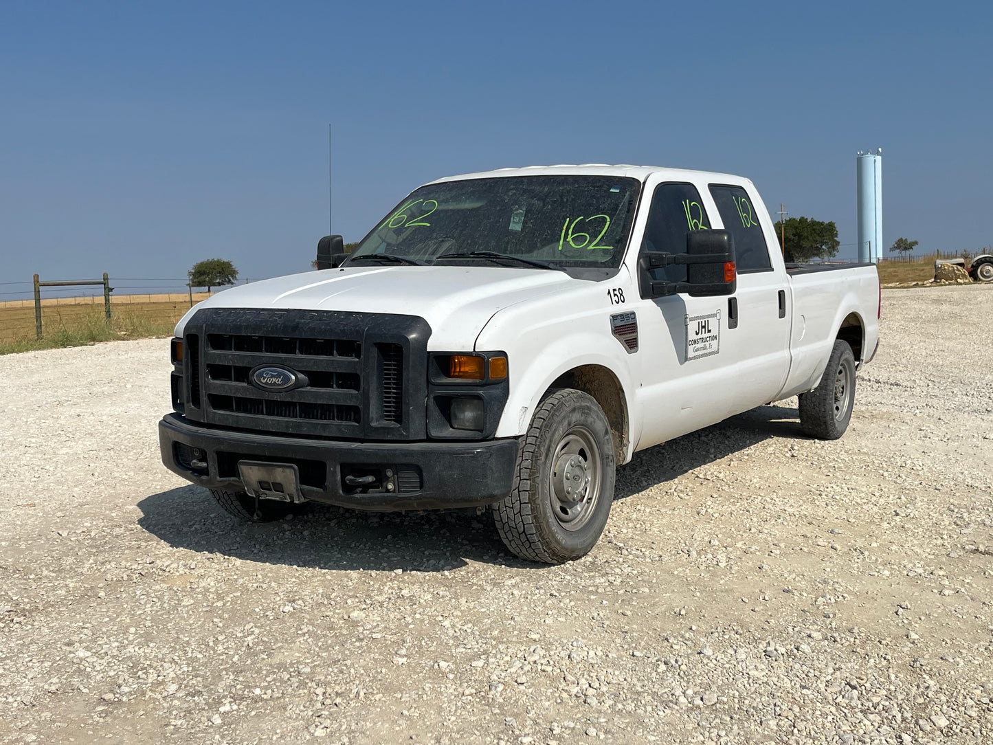 2008-2010 Ford F250 F350 Front Door LH Left Driver White