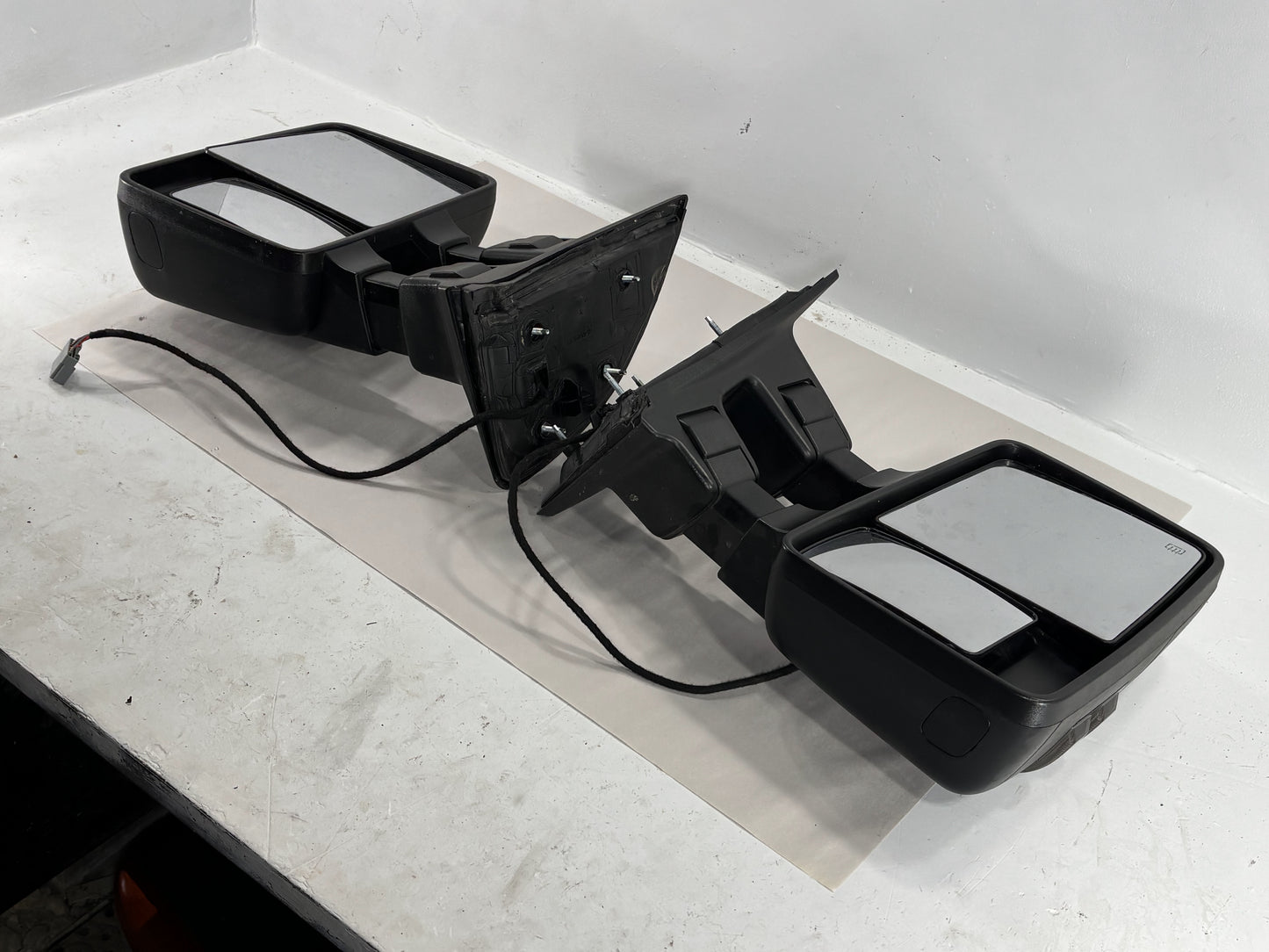 99-16 Ford F250 F350 Tow Mirror Set Power Aftermarket 08+ Style