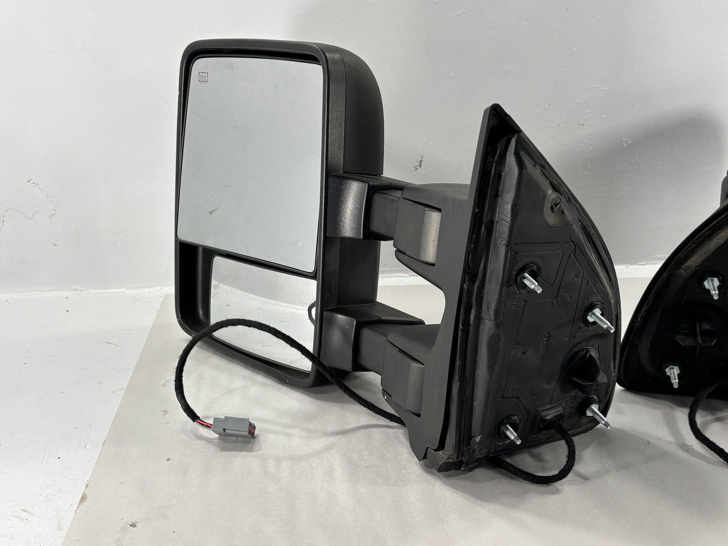 99-16 Ford F250 F350 Tow Mirror Set Power Aftermarket 08+ Style