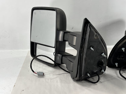 99-16 Ford F250 F350 Tow Mirror Set Power Aftermarket 08+ Style