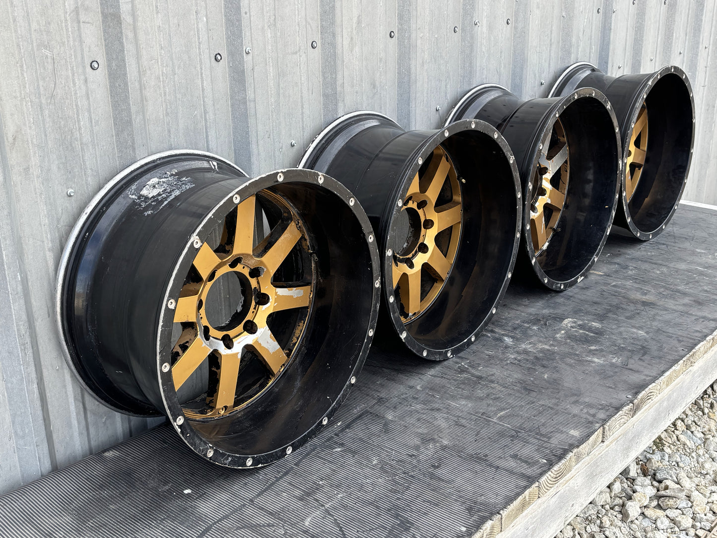 99-16 Ford F250 F350 Fuel 22" Wheel 22X12 Rim Set [4] 8X170MM