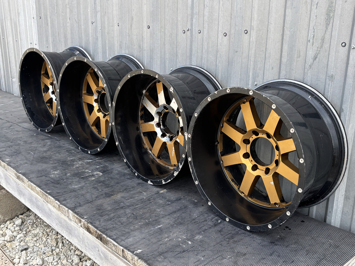 99-16 Ford F250 F350 Fuel 22" Wheel 22X12 Rim Set [4] 8X170MM