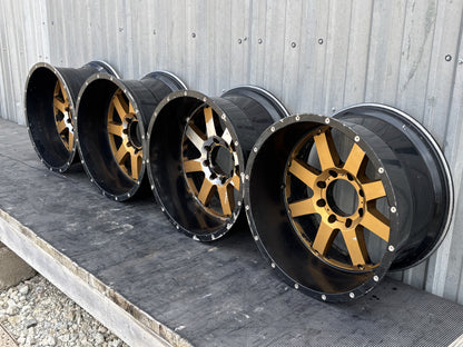 99-16 Ford F250 F350 Fuel 22" Wheel 22X12 Rim Set [4] 8X170MM