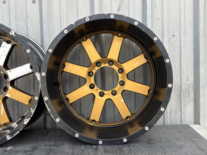 99-16 Ford F250 F350 Fuel 22" Wheel 22X12 Rim Set [4] 8X170MM