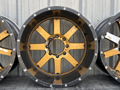 99-16 Ford F250 F350 Fuel 22" Wheel 22X12 Rim Set [4] 8X170MM