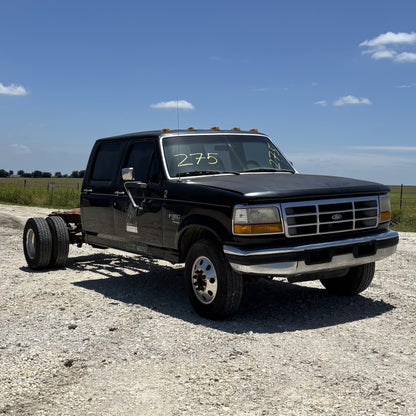92-97 Ford F250 F350 Hood Ua Black