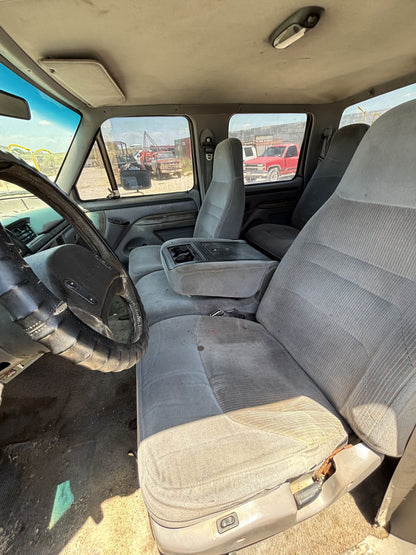 92-97 Ford F250 F350 Hood Ua Black