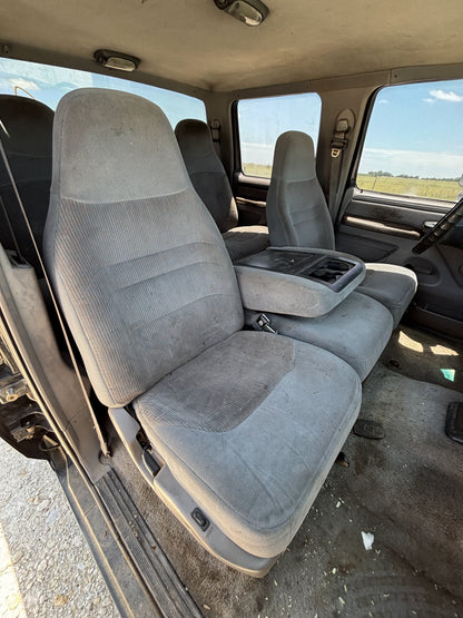 92-97 Ford F250 F350 Hood Ua Black