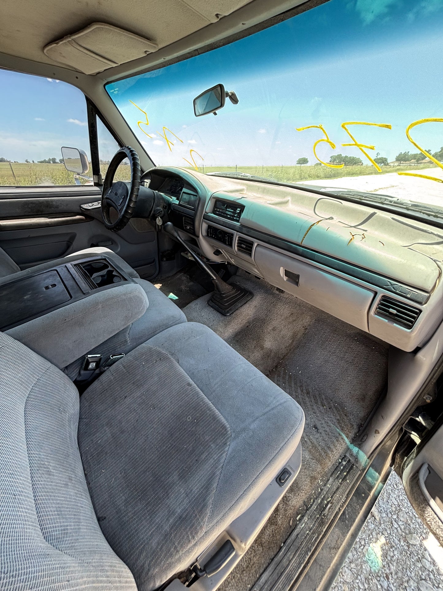 92-97 Ford F250 F350 Hood Ua Black