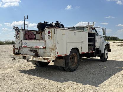 93-98 Ford F650 F750 RH Right Passenger Front Door Manual White