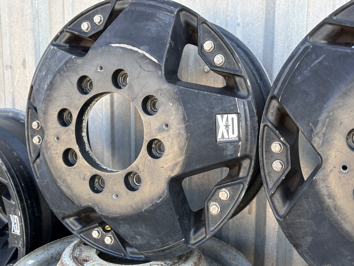 99-04 Ford F350 Dually DRW 16" 8X170MM Rockstar Xd Wheels Set Of 6