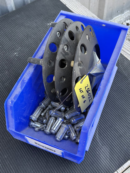 99-04 Ford F350 Dually DRW 16" 8X170MM Rockstar Xd Wheels Set Of 6