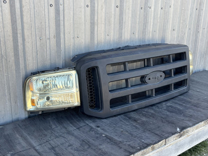 05-07 Ford F250 F350 Header Panel W/ Lights