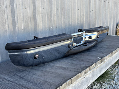 99-07 Ford F250 F350 Rear Bumper Chrome W/ Parking Sensors