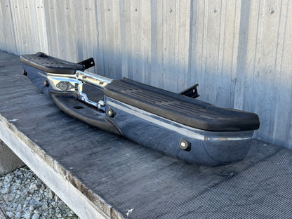 99-07 Ford F250 F350 Rear Bumper Chrome W/ Parking Sensors
