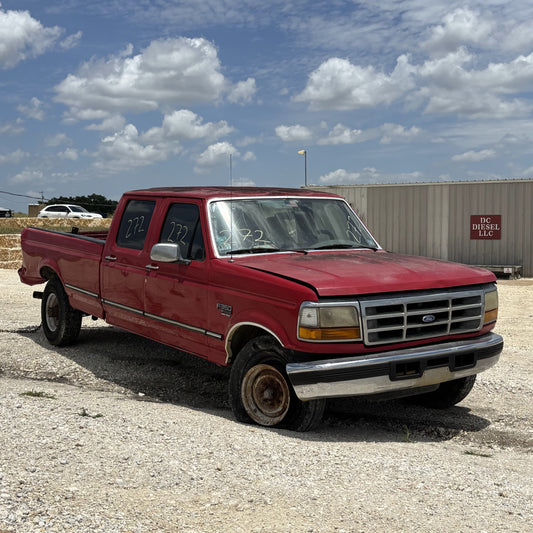 92-97 Ford F250 F350 Hood E4 Red