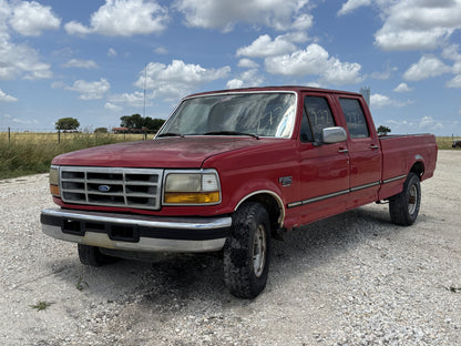 92-97 Ford F250 F350 Hood E4 Red