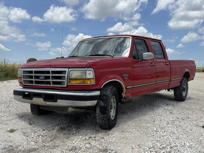 92-97 Ford F250 F350 Diesel Radiator Core Support Red