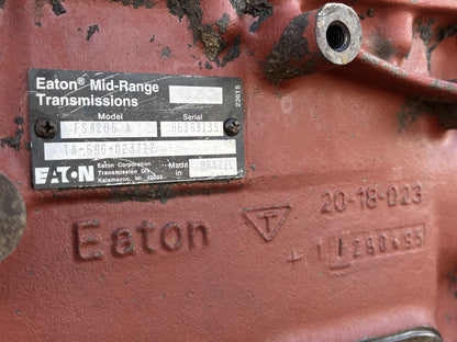 1997 Ford F650 Eaton Fuller Fs4205A 5 Speed Manual Transmission