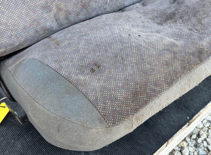 92-97 Ford F250 F350 Front Bench Seat Gray Cloth