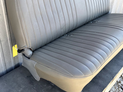 99-10 Ford F250 F350 Front Bench Seat Gray Vinyl