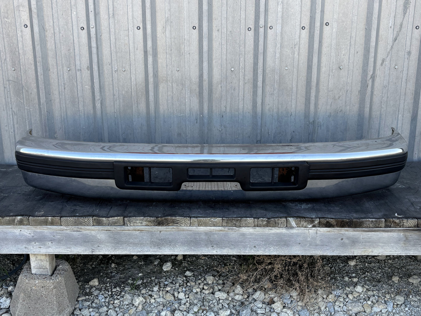 92-97 Ford F250 F350 Diesel Front Bumper Chrome