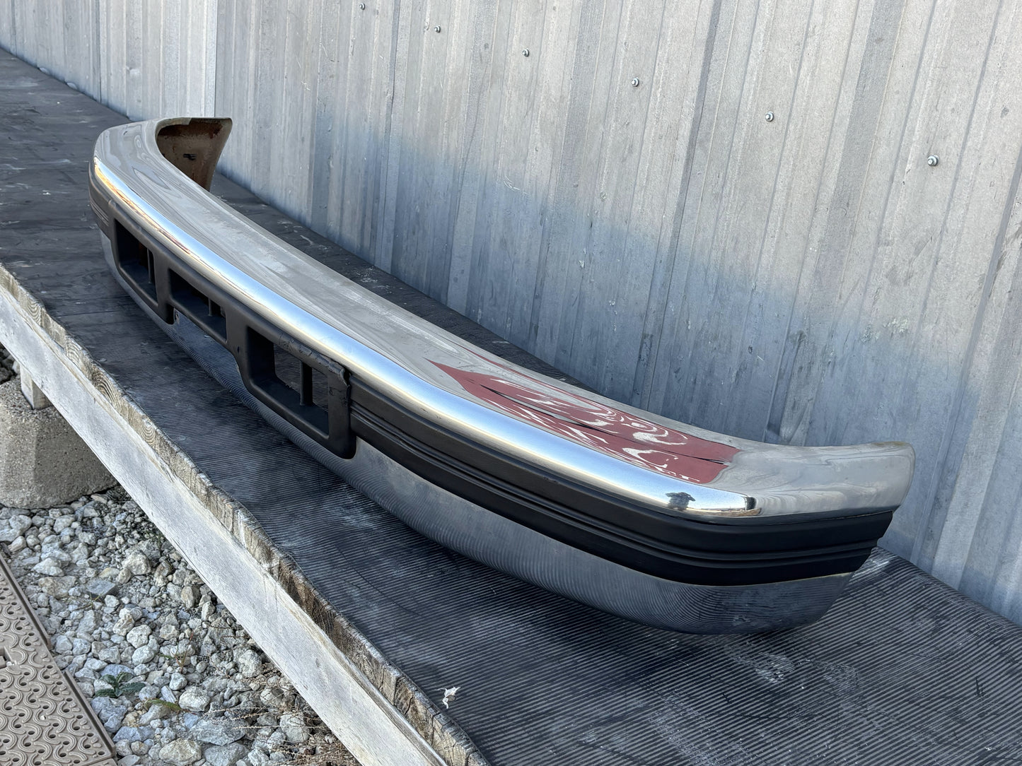 92-97 Ford F250 F350 Diesel Front Bumper Chrome