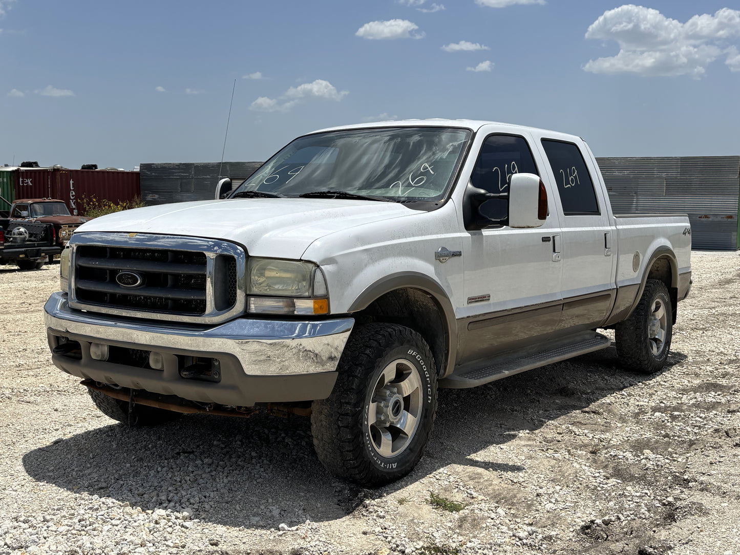 99-07 Ford F250 F350 Hood Z1 White