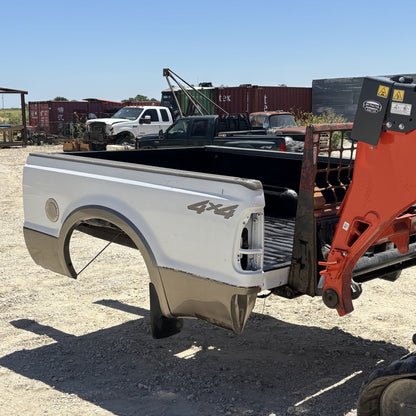 1999-2010 Ford F250 F350 Short Bed Z1 White / Aq Tan