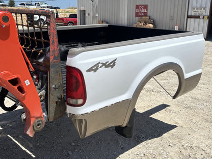 1999-2010 Ford F250 F350 Short Bed Z1 White / Aq Tan